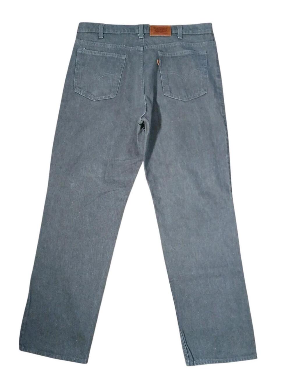 Levi's Two Horse Brand Leather Tag Straight Leg Jeans 36x31.5" Vintage USA Made